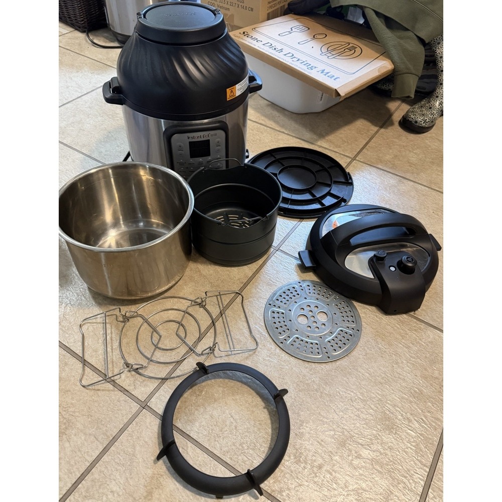 insta pot duo Crisp Plus Air Fryer 6Qt W/ Accessories Tested
